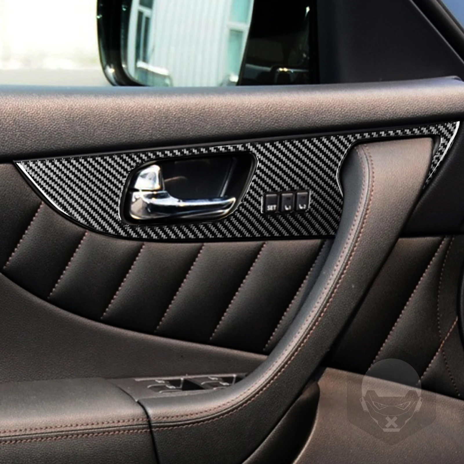 Для Infiniti FX 2009 2010 2011 2012 2013 внутренняя дверная панель декоративная наклейка крышка