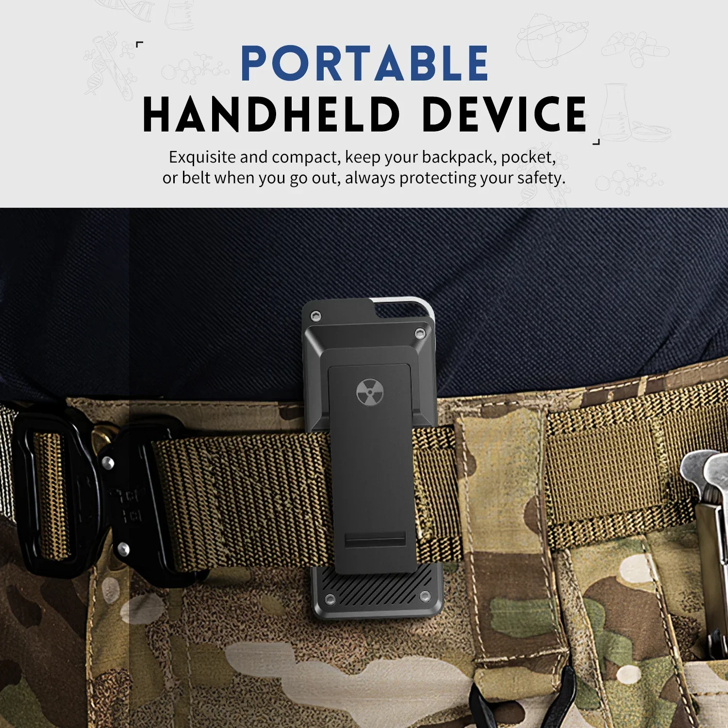 FNIRSI NEW GC-02 Счетчик Гейгера Детектор ядерного излучения для личной безопасности и