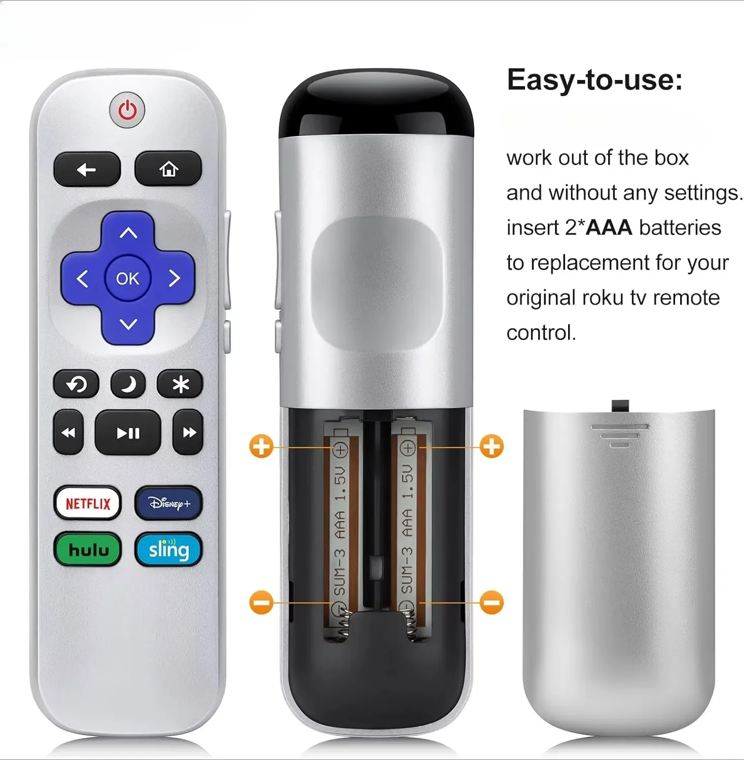 Пульт дистанционного управления YP для телевизора Roku инфракрасный порт