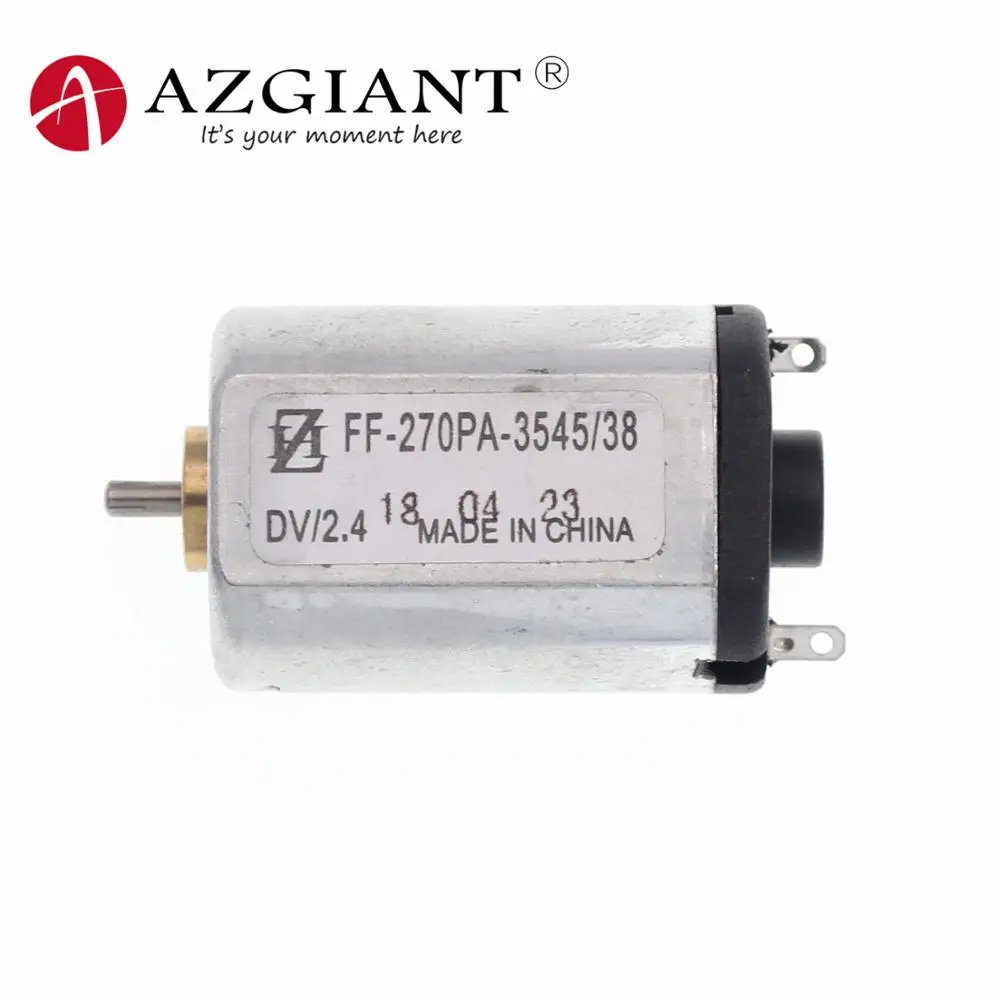 

4pcs/lot Micro DC Motor FF-270PA-3545/38 ,2.4V,+/-7000-31000RPM,FF270 use for Electric Shaver DIY Electric Toys pedicure