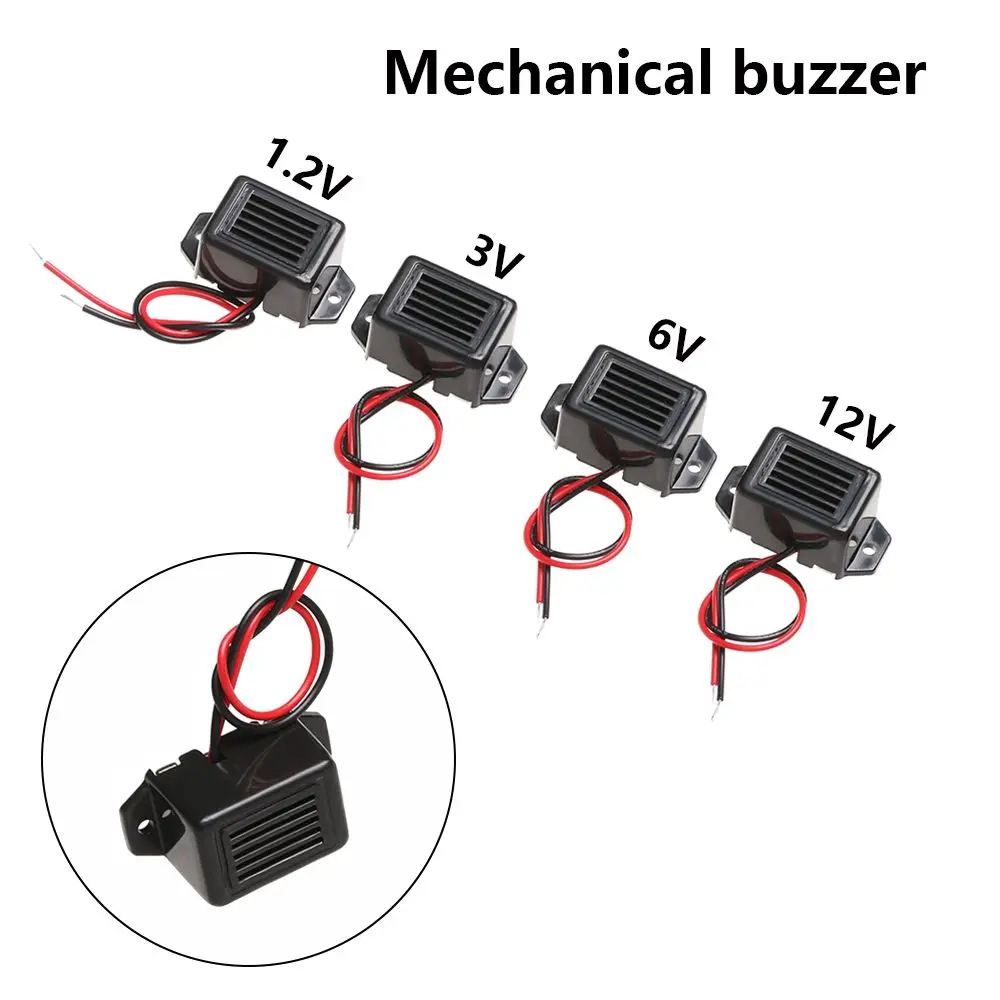 

1pc New 85dB 33.5*15mm DC 1.2/3/6/12V Constant Tone Sound Beeper Electronic Buzzer Alarm Mechanical buzzer