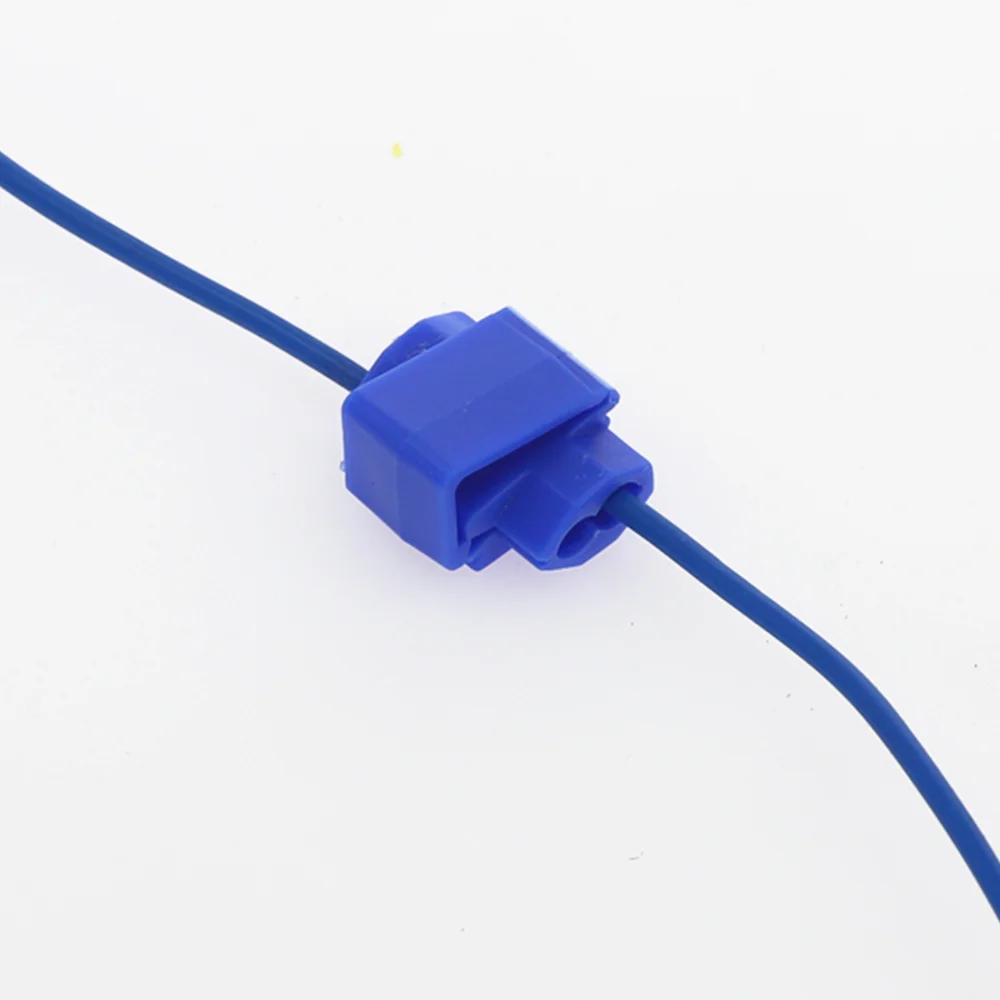 10/30/50Pcs Blue 0.75-2.5mm Crimp Terminals Electrical Cable Connectors Fast Quick Splice Lock Wire |