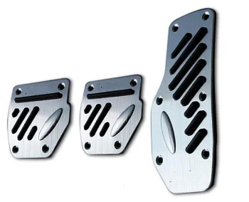 

Набор накладок на педаль тормоза и сцепления автомобиля, универсальные, алюминиевые, Нескользящие, 2 шт. или 3 шт.