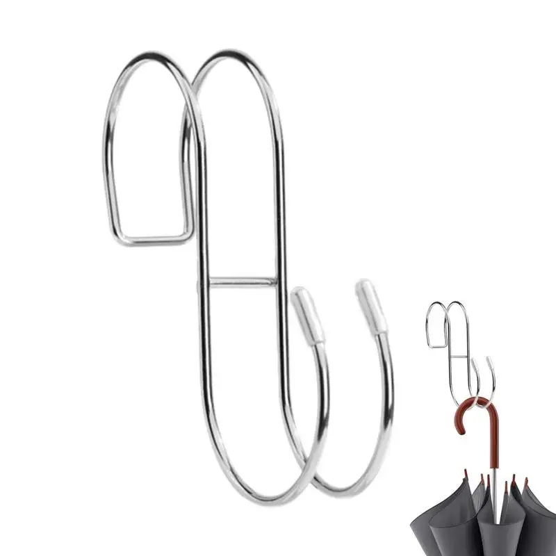 

S Hook Multifunctional Stainless Steel Hanging Hook Storage Tools Railing S Hanger For Kitchen Bathroom Bedroom Storage TooL