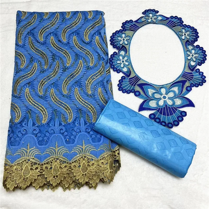 

2,5 y кружево + 2,5 y парфюм базин богатый брод + воротник вышивка африканская ткань тюль шнур кружево популярный Дубай Стиль XM101502