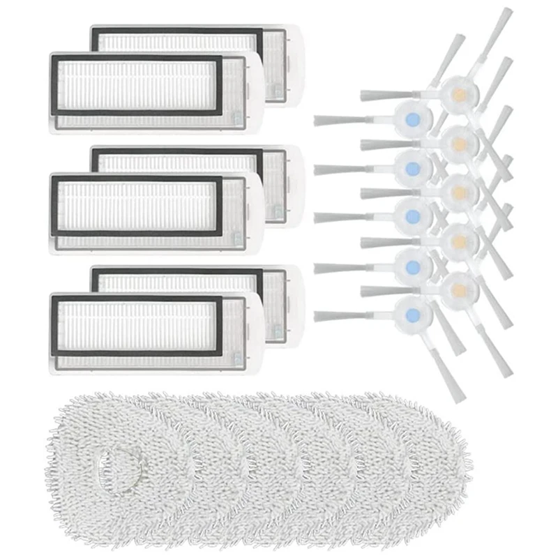 

For NARWAL T10 Robot Vacuum Cleaner Side Brush HEPA Filter Mop Cloth Replacement Accessories Parts