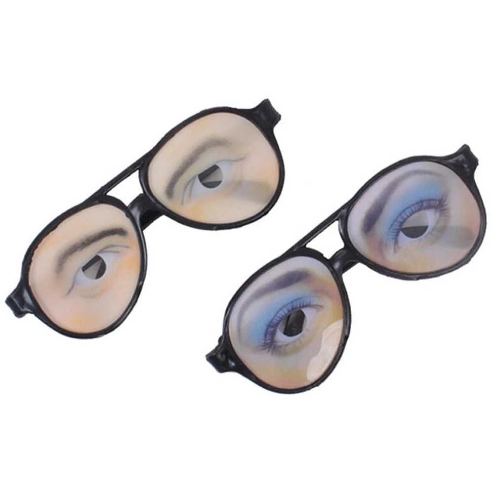 

Party Halloween Black Frame Joke Toy Prank Toy Eyes Frames Glasses Toy Fake Glasses Funny Joke Glasses Funny Glasses