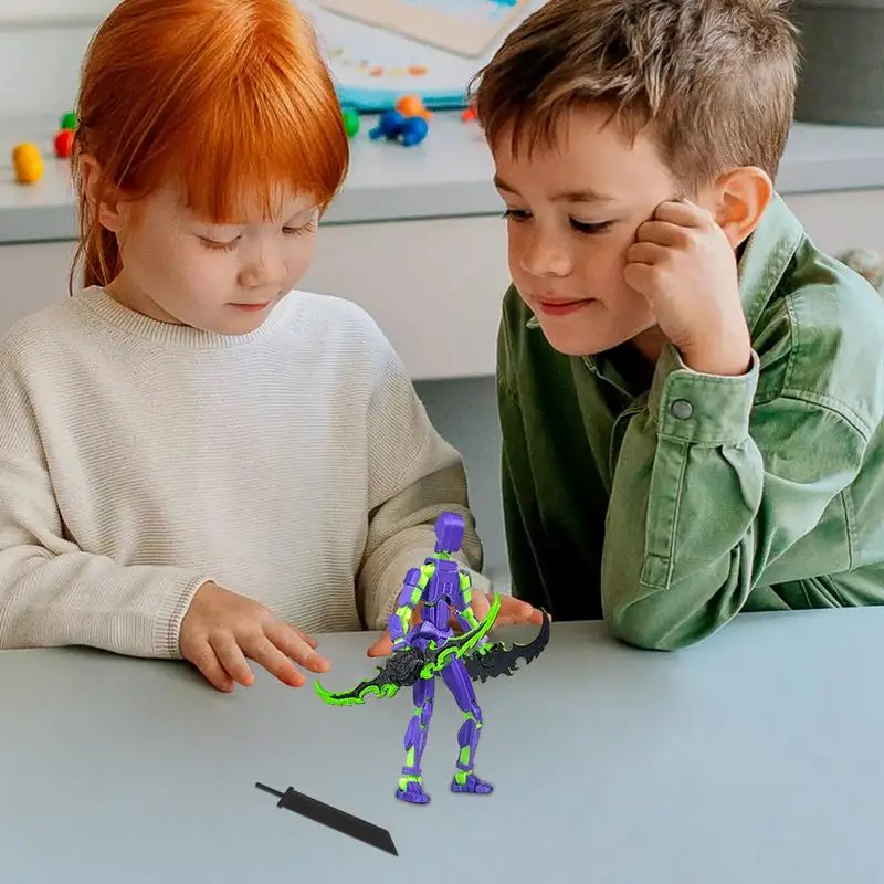 Экшн-фигурка с 3D принтом шарнирная подвижная 3d-фигурка робота несколькими
