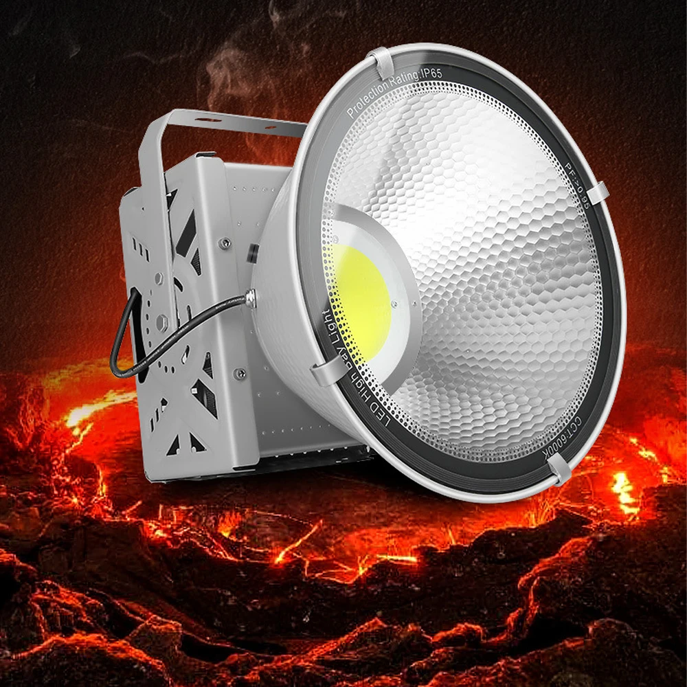 Outdoor Lighting Floodlight Led Spotlight Engineering Searchlight High-power High Bay Light Aluminum AC110-265V Lamp 800W 1000W