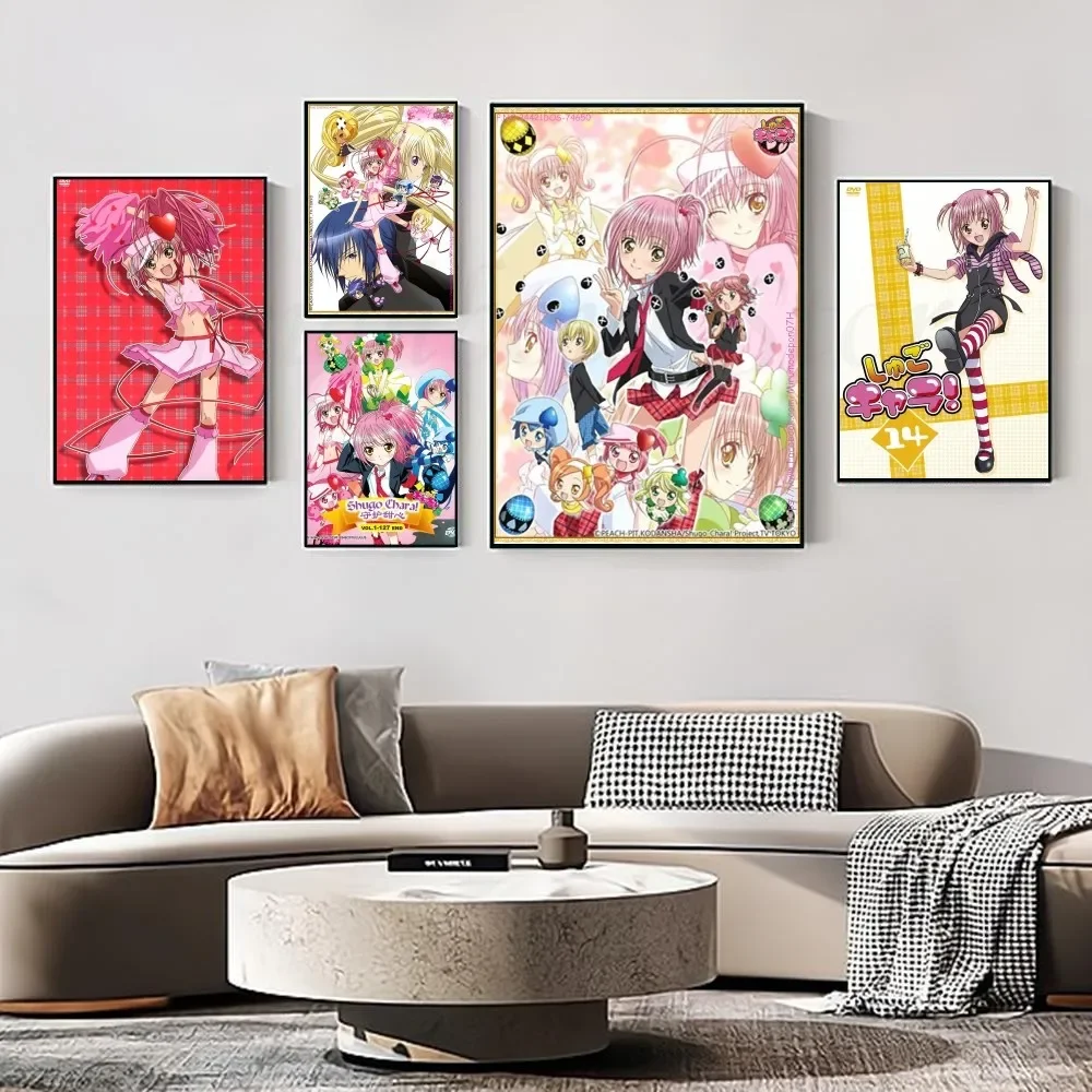 1 шт. Аниме Shugo Chara! Плакат HD плакаты домашняя комната бар Кафе Декор Искусство