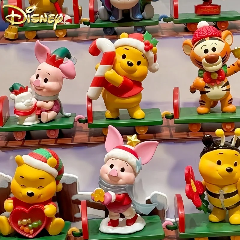 Новая оригинальная слепая коробка Disney Рождественский Винни-Пух подарочная серия