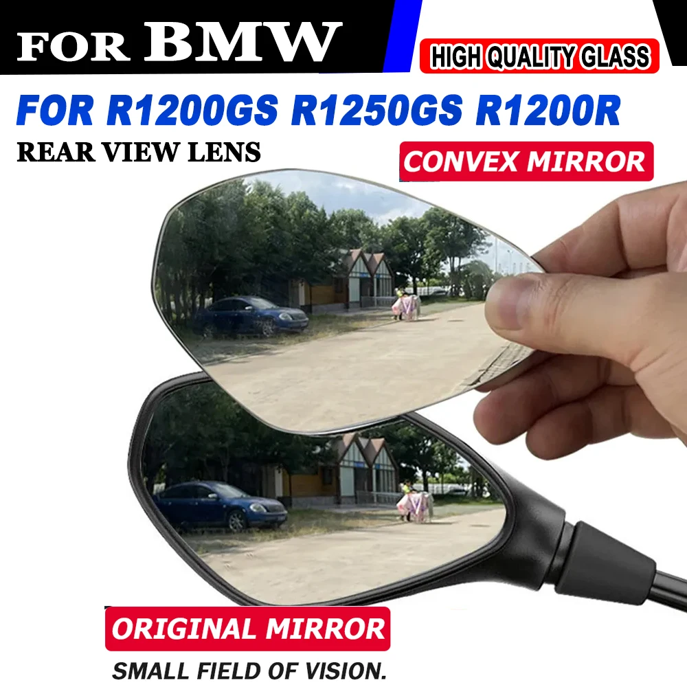 

Convex Mirror Increase Rearview Mirrors Side Mirror View Vision Lens For BMW R1200GS R1250GS R1200 R 1200 GS 1250 GS Accessories
