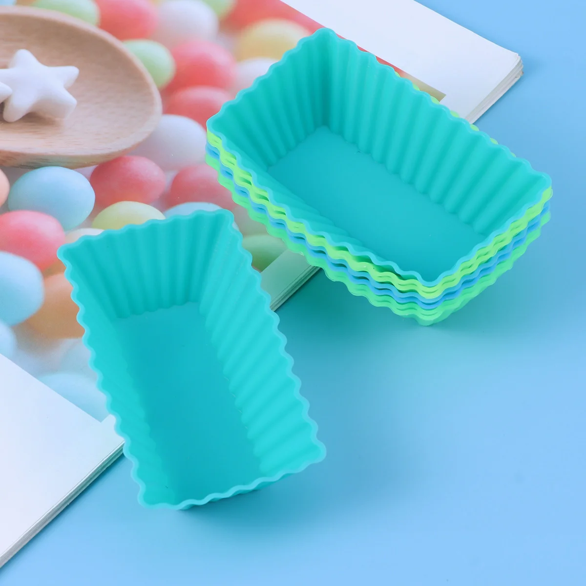 

Silicone Molds Mold Cupcake Baking Fondant Cake Cups Kids Muffin Chocolate Tray