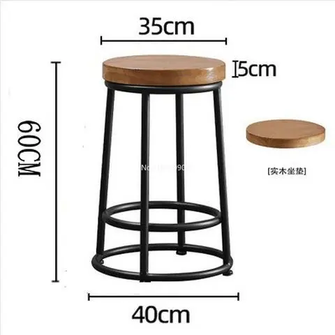 Рисунок 6 - Американский металлический высокий стул в стиле ретро