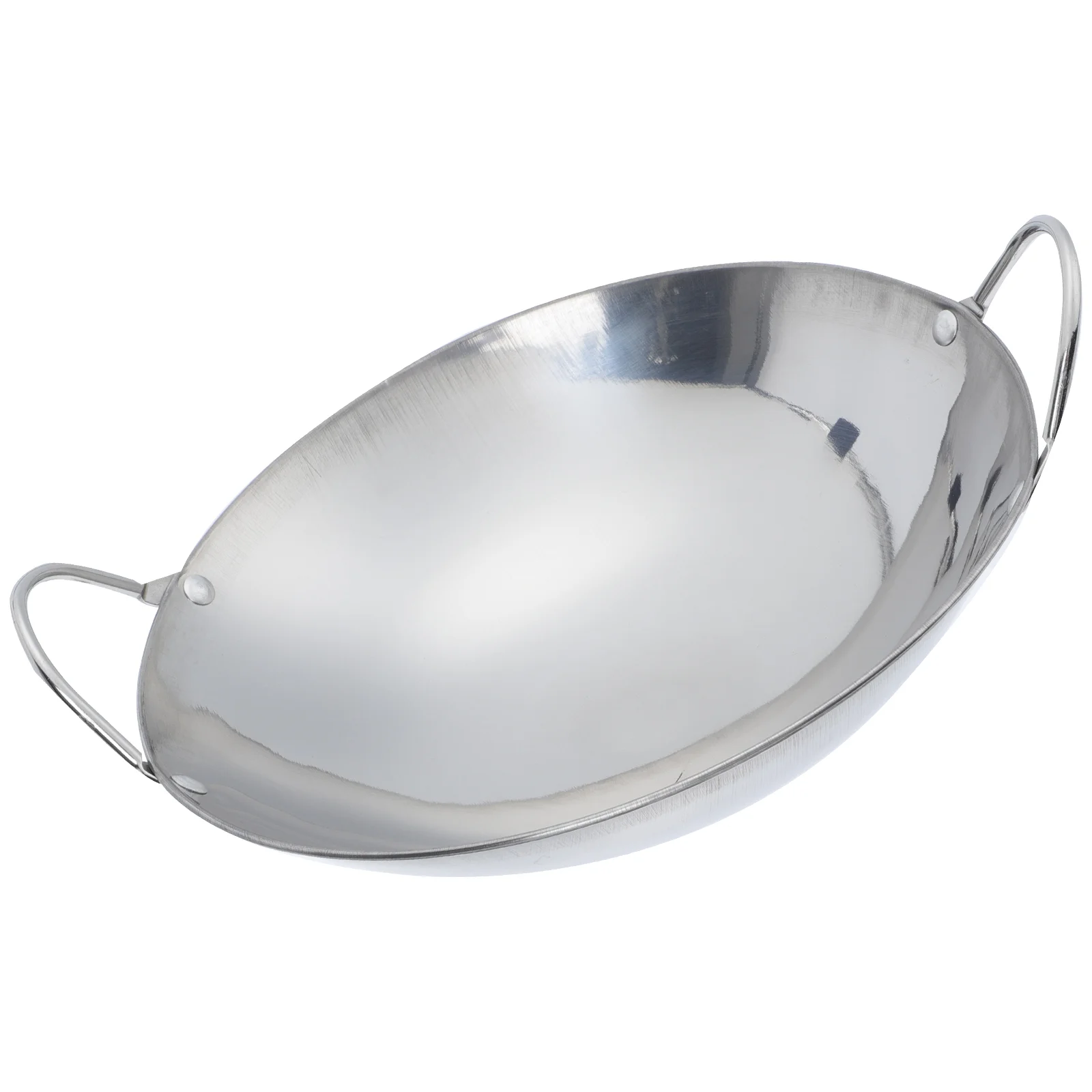 

1pc Metal Pot Kitchen Accessories Spanish Paella Pan Nonstick Skillet Non Frying Pan Induction Ready Paella Pan