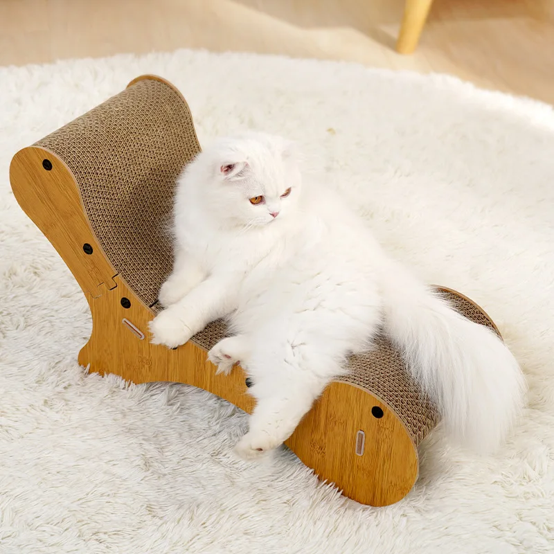 

Concubine Reclining Chair Cat Scratch Board Cat Litter Thickened One Scratch-resistant Wear-resistant Can Grind Cat Supplies