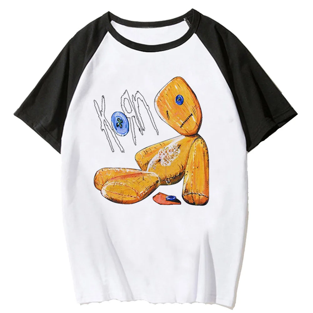 Korn футболки женские быстросохнущие дизайнерские с комиксами женская одежда