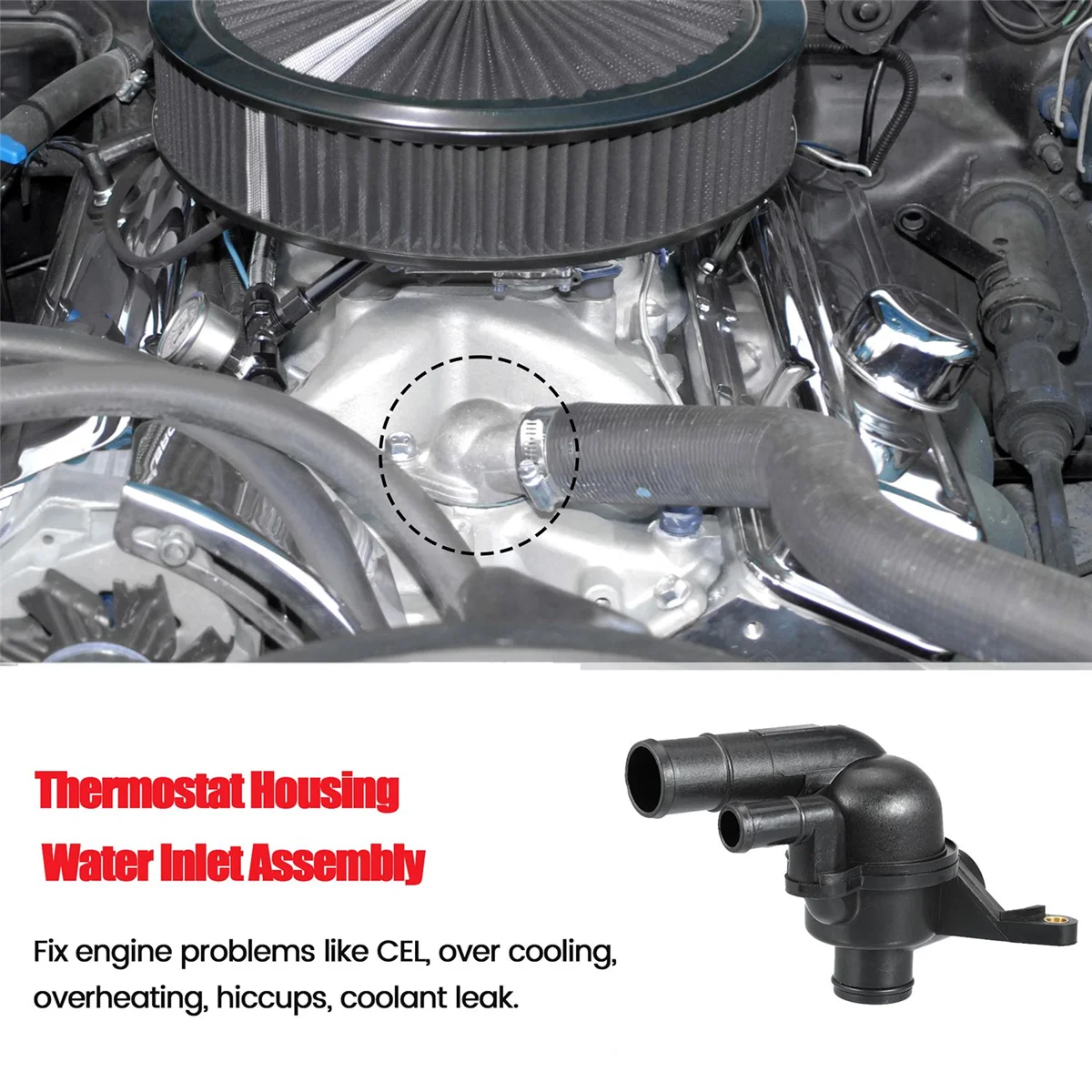 Корпус термостата охлаждения двигателя PEM101050 для Freelander MG Rover 800 V6 MGZS 75 MGZT 2 0 5