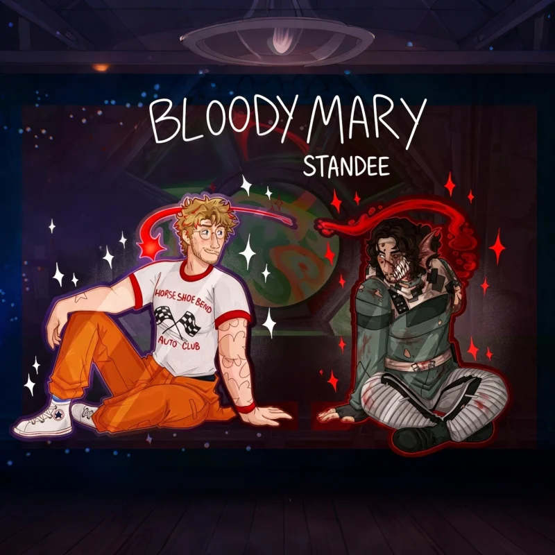 Фото Набор акриловых стендов Bloody MARY&PHM Grace (2 шт.) – Декор для стола, коллекционный подарок для фанатов игр и аниме, косплей-аксессуар по мотивам хоррор-игр №1