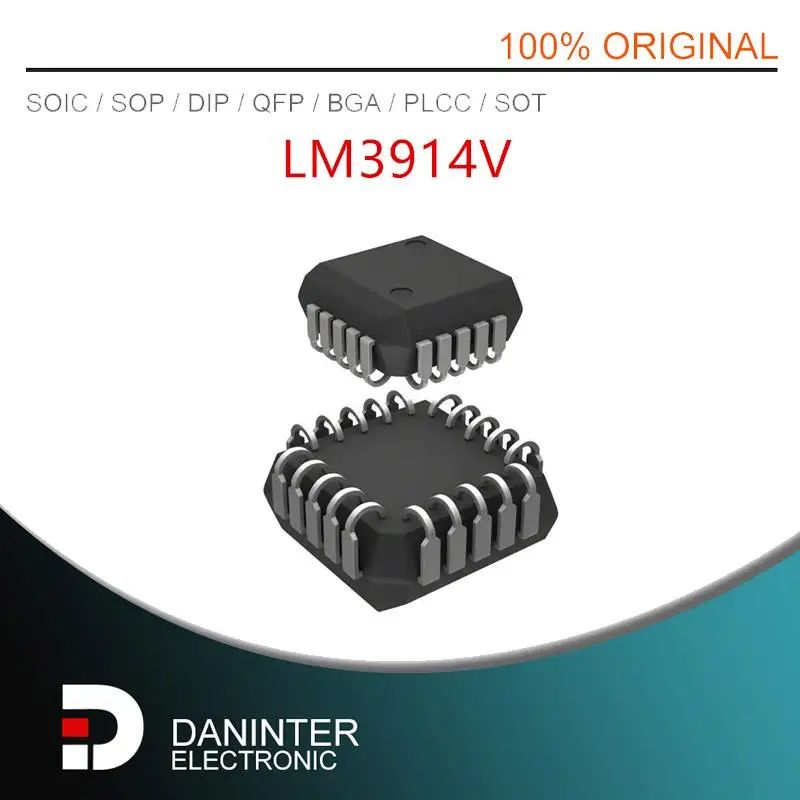 

Новинка 10 шт./партия LM3914V LM3914 PLCC20