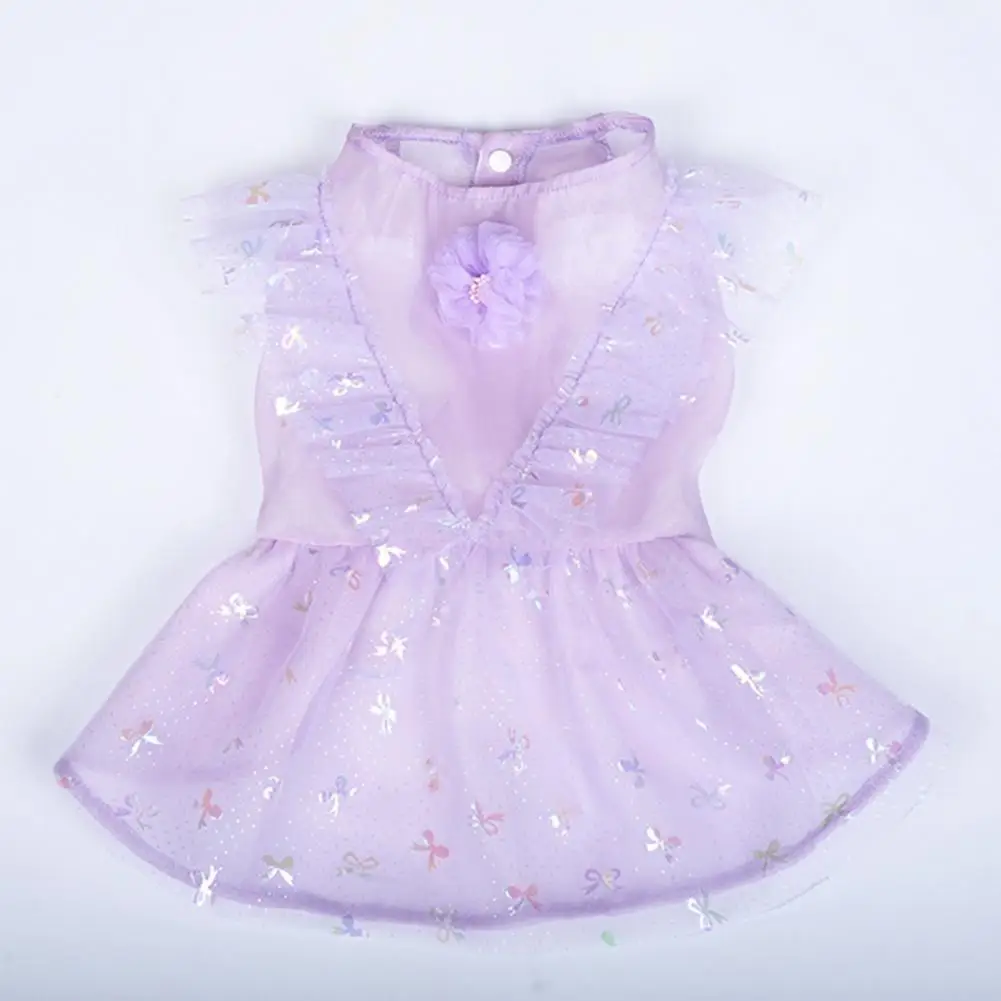 

Cat Dress Cozy Pet Skirt Puppy Sleeveless Clothes Fashion Outfits Pet Dress