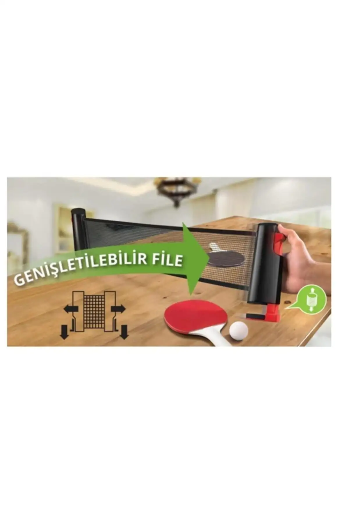 

Table Tennis Net Portable Table Tennis Racket Ball Set 2 Racket And 3 Ball