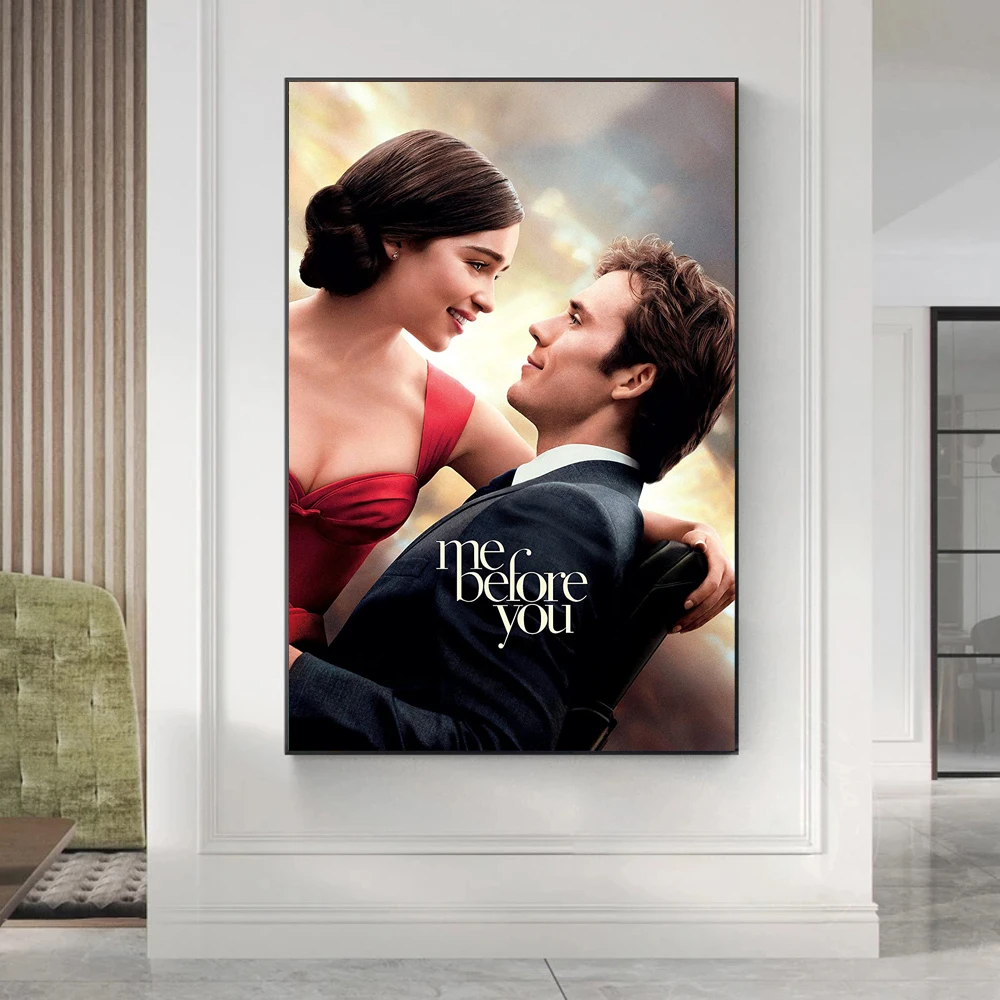 

Плакат «Me Before You», романтическая искусственная Настенная роспись в винтажном стиле, картины для гостиной, домашний декор, роспись