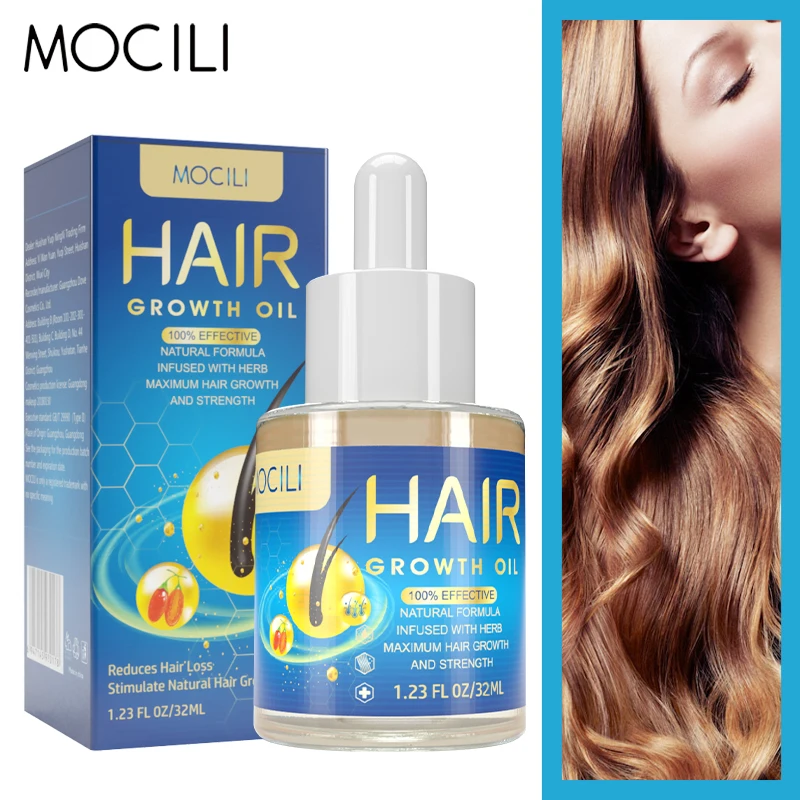 

Hair Growth Oil Prevent Hair Loss Repair Anti-Sparse Promote Hair Growth Nourish Dry Damaged Hair Care Hair Loss Treatment 32ml