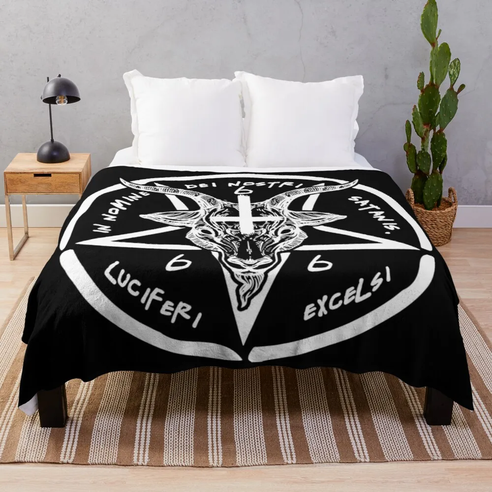 

Оккультное одеяло BAPHOMET - SIGIL OF сатана, одеяло, одеяло, покрывало для кровати