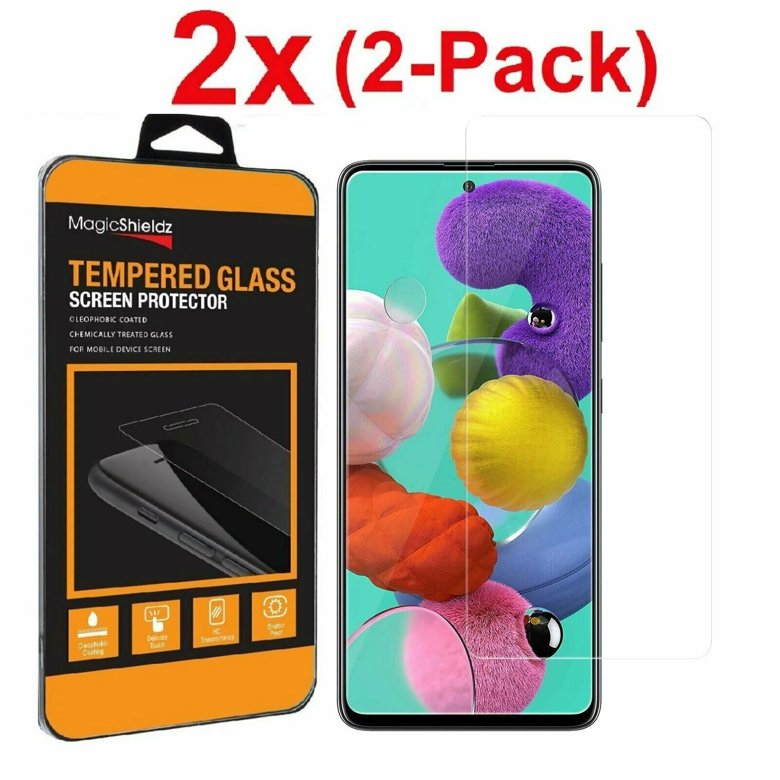 

Tempered Glass Film Screen Protector for Samsung Galaxy A51 A71 5g