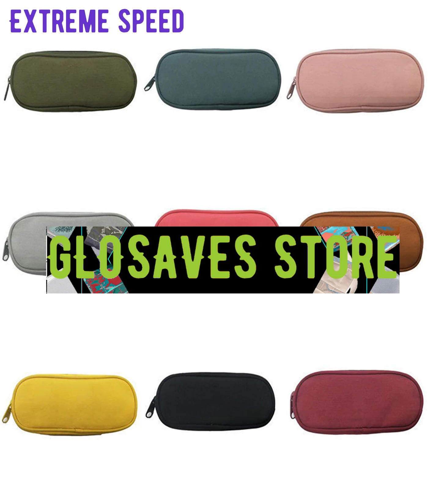 

Classic Student Pencil Storage Box Student Work Tool Storage Box Ballpoint Pen Eraser Small Card Mobile Phone Storage Bag