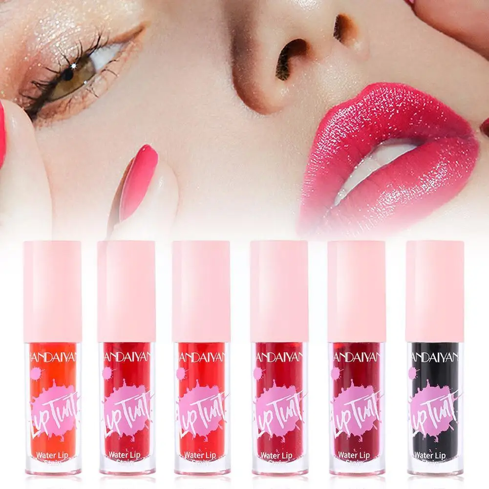 

HANDAIYAN Crystal Jelly Moisturizing Lip Oil Plumping Plump Tinted Lip Gloss Sexy Lip Lip Makeup Plumper Glow Oil E3C9