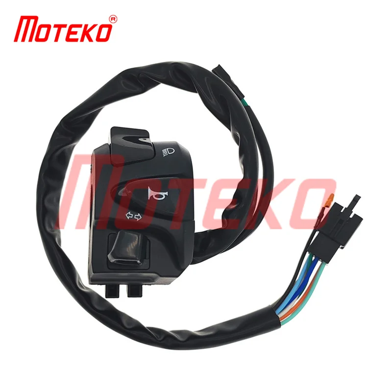 BX 17110109 МОТОЦИКЛ ЛЕВАЯ РУЧКА ПЕРЕКЛЮЧАТЕЛЬ ПОВОРОТНОГО СИГНАЛА ДАЛЕЧНЫЙ НОЖНЫЙ