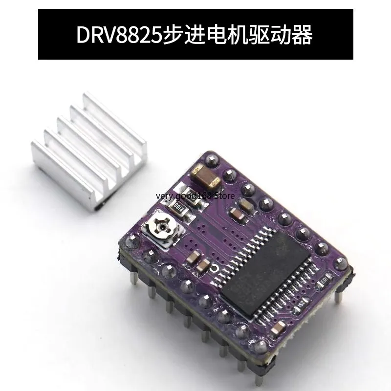 Запчасти для 3D-принтера A4988 DRV8825 Драйвер шагового двигателя с радиатором SKR V1.3 1 4 GTR