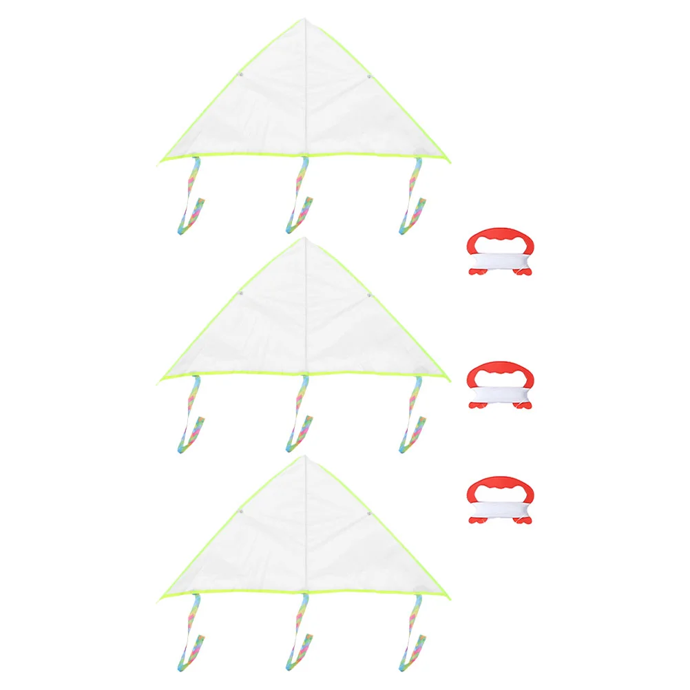 

DIY Easy to Fly Long Tail Kites Painting Blank Kites with Swivel Line