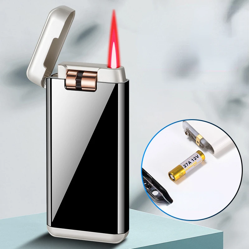 

Creative Roll Forward Ignition Windproof Inflatable Butane Gas Lighter Lighter Cigarette Accessories