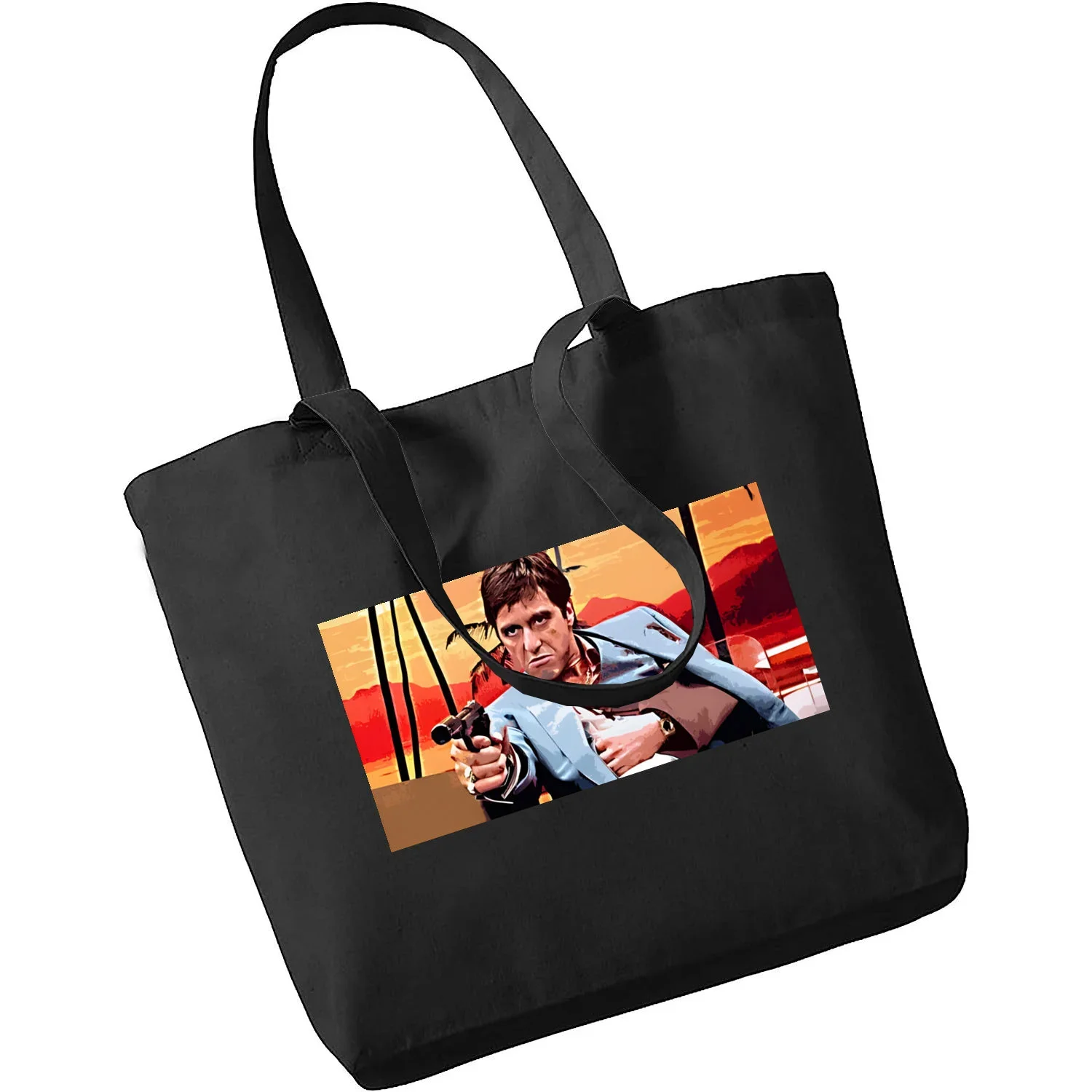 Женская Холщовая Сумка вместительная сумка для покупок с надписью Who Do I Trust Me