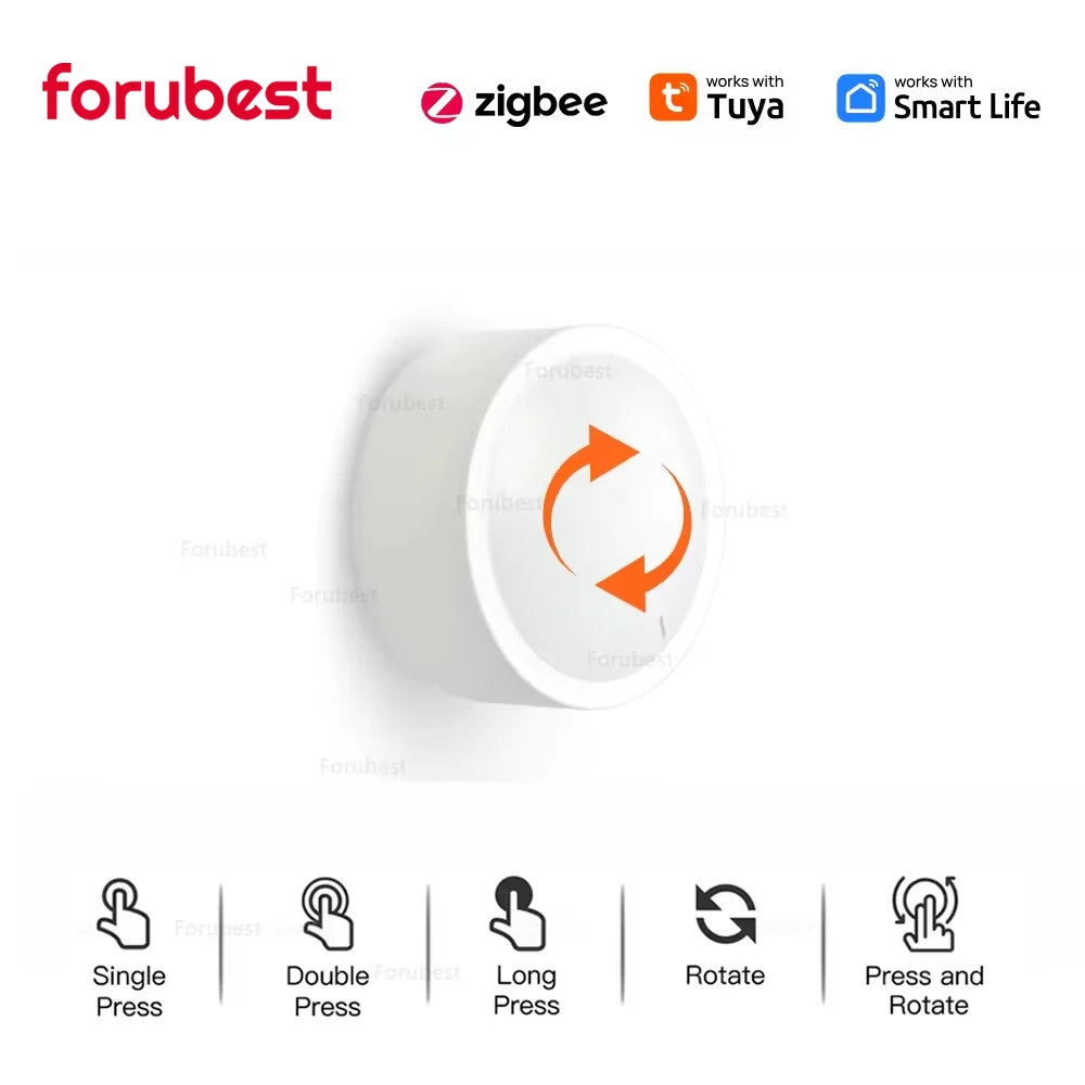 

Forubest Беспроводной интеллектуальный переключатель сцен ZigBee 3.0
