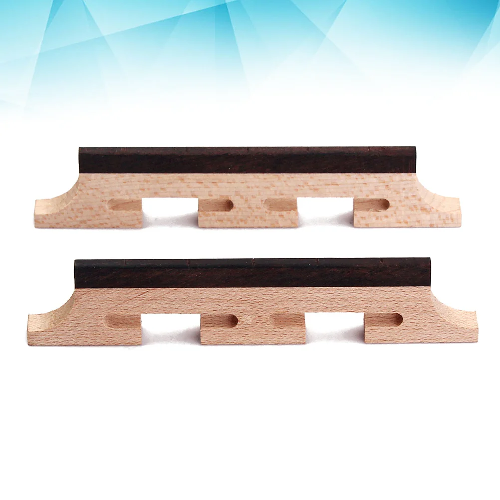 

Banjo Bridge Rosewood Three Legged Guitar Bridge Ukulele Bridge String Instruments for Banjo Guitar Ukulele