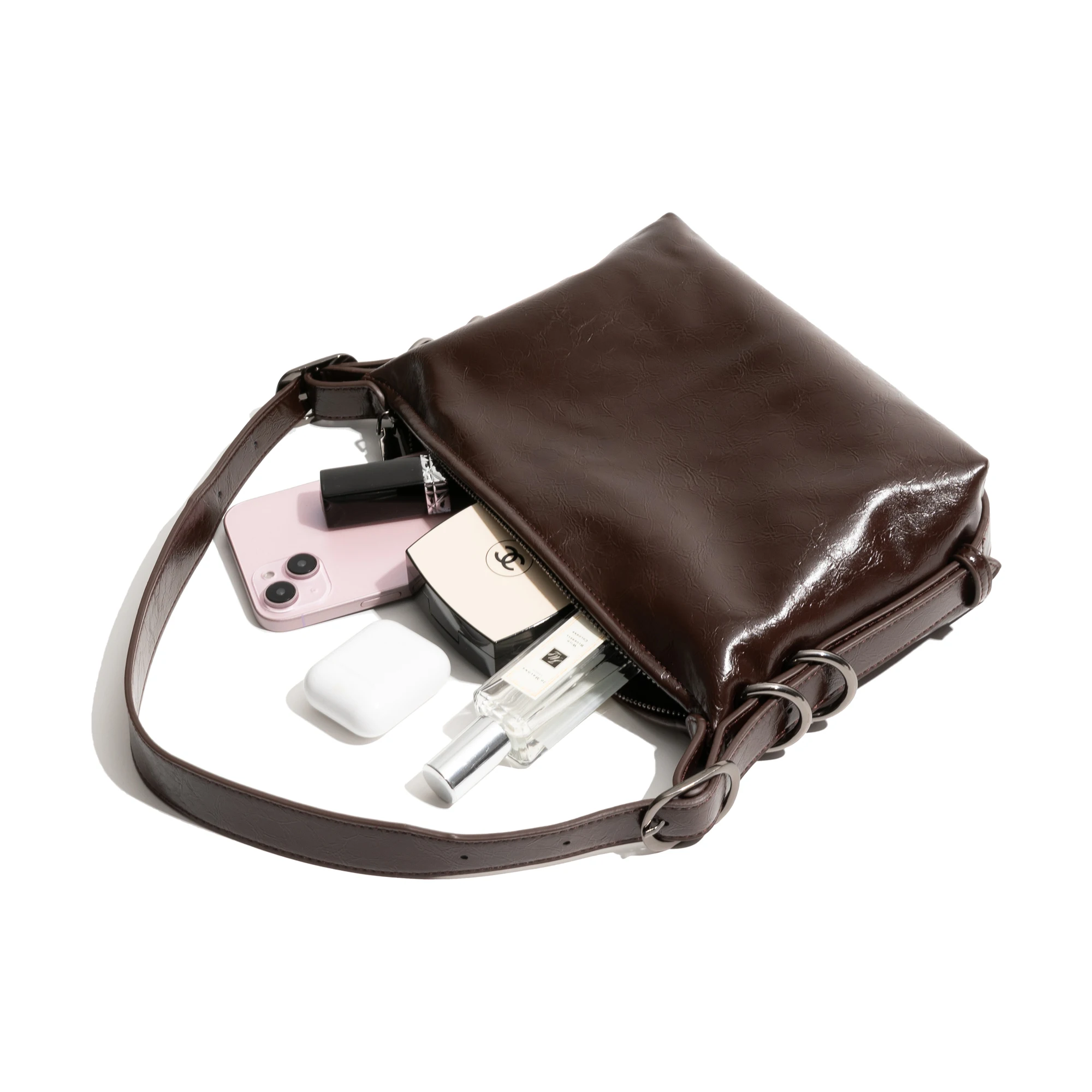 KOKOPAES винтажная квадратная сумка через плечо из искусственной кожи однотонная