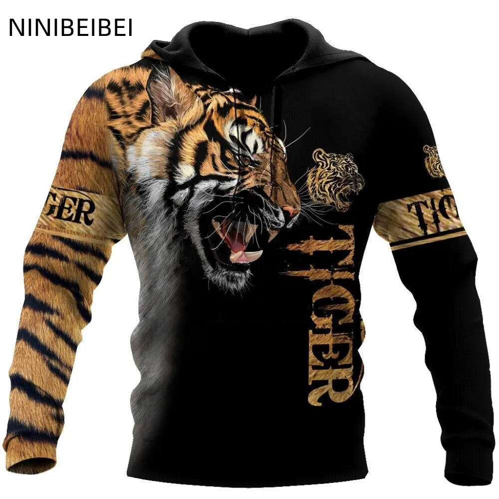 

2022 Men's Hoodie New Animal 3D Digital Printing Fashion Harajuku Trendy Oversized Hoodie Streetwear Hoodie Anime Clothing