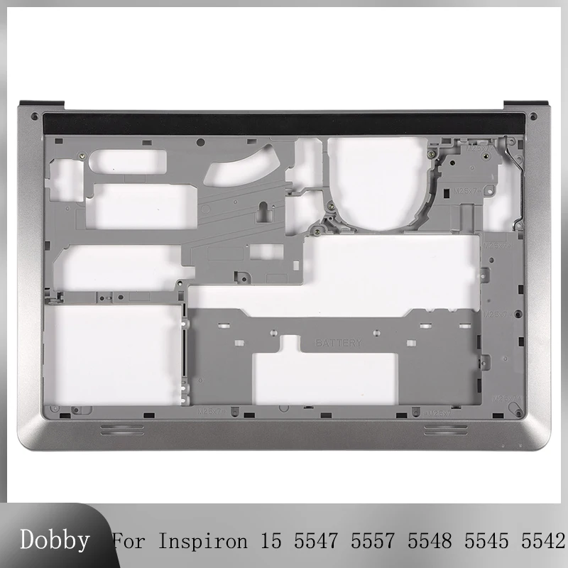 

NEW For Dell Inspiron 15 5547 Bottom Case 5557 5548 5545 5542 5543 Bottom Base Case Back Cover Lower Housing Silver D Shell