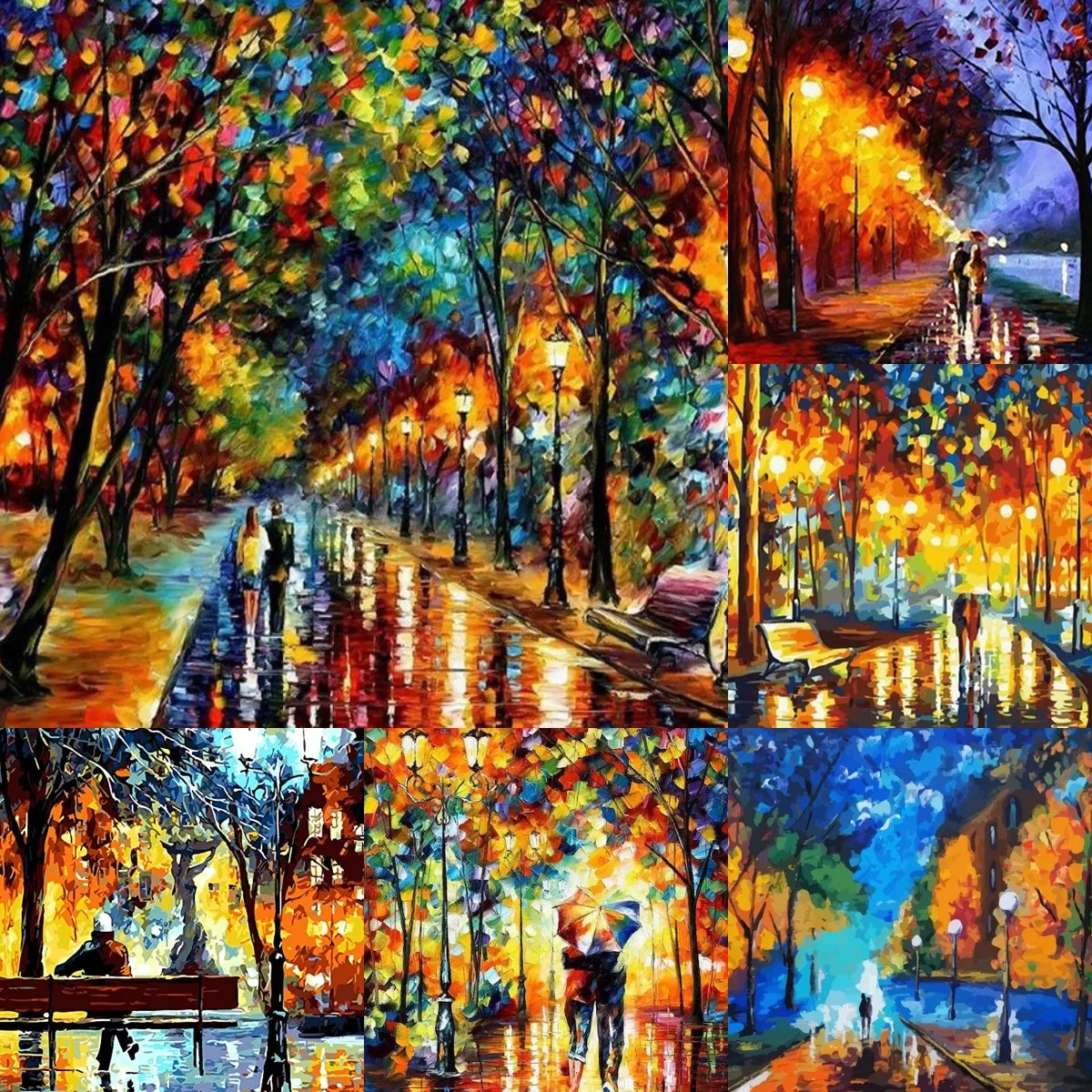 Abstract Art Painting By Numbers For Adults Kids Kits Hand Painted Drawing Canvas DIY Oil Coloring Paint Picture By Numbers