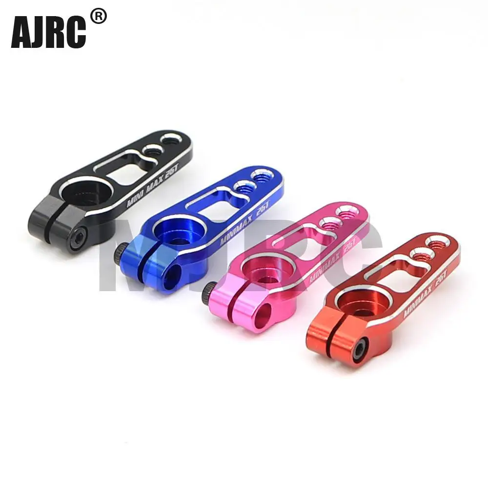 

Ajrc 1pcs Aluminum Alloy 25t 31mm Steering Servo Arm Horn Black/red/blue Color For Trax Trx4 Axial Scx10 Rc Car Crawler Parts