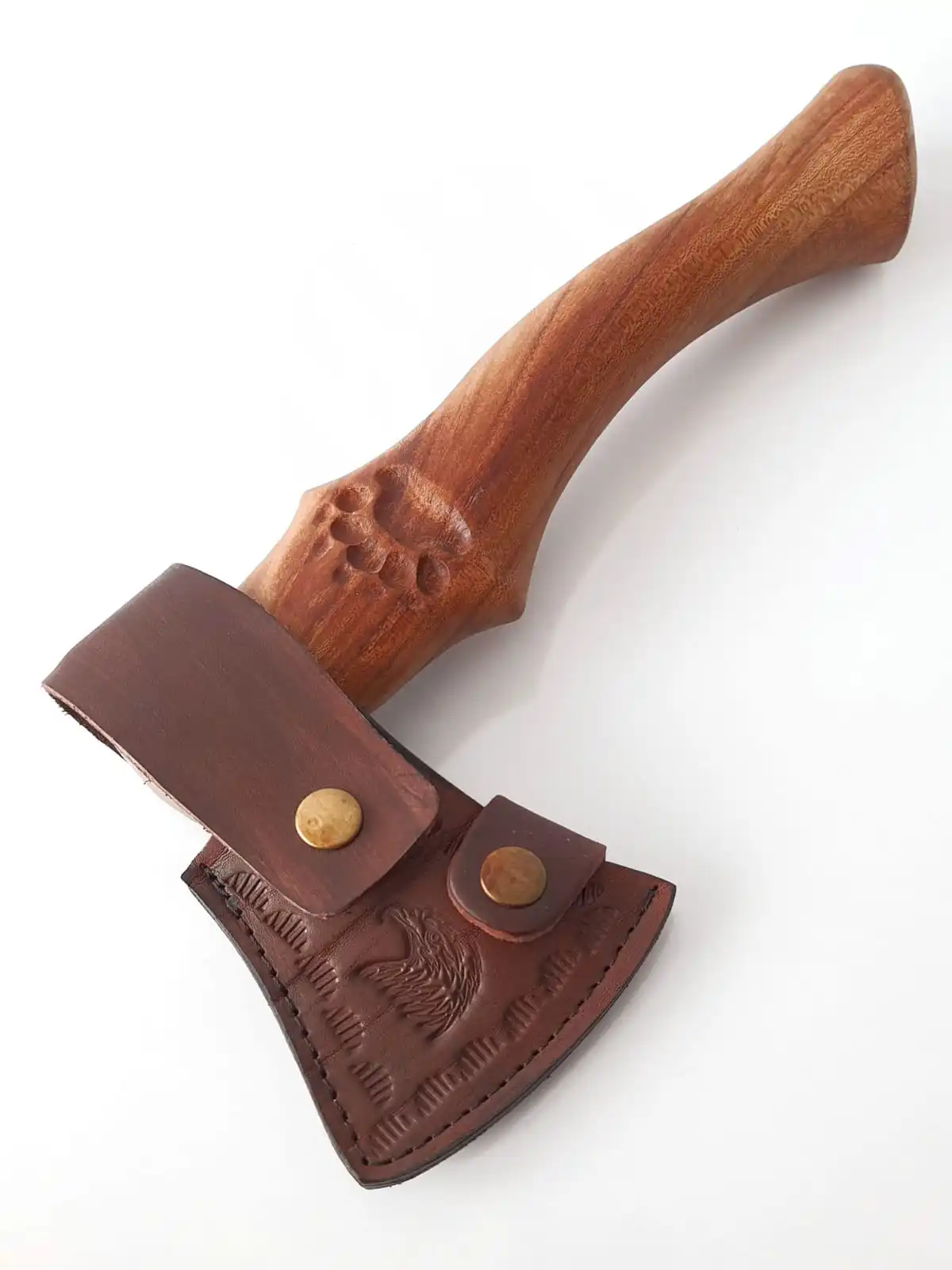 구매 팔타 타이거 Clawed Elm 캠핑 도끼 생존 Multitool 도끼 Tomahawk 도끼 손으로 만든 단조 탄소강 전술 사냥 야외