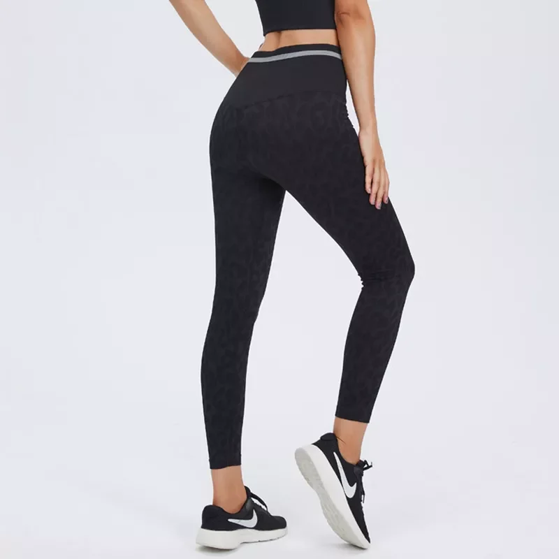 Women New Seamless Leopard Leggings Sexy High Waist Printed Legging Workout Push Up Elastic Leggins Skinny Femme