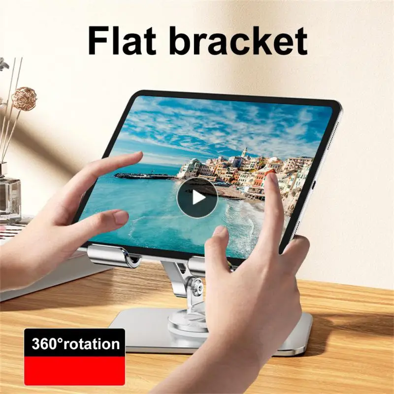 

Foldable Desktop Phone Stand Support Tablet Bracket Tablet Holder Stand Multifunctional Aluminum Alloy Mobile Phone Holder