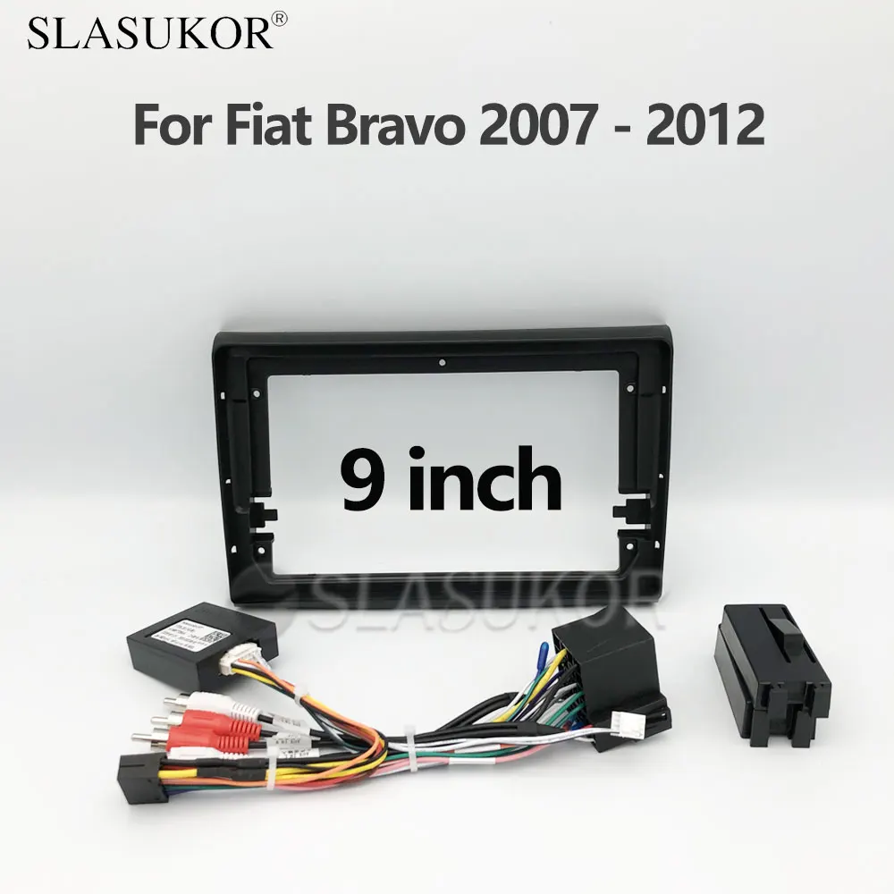 9 дюймов для Fiat Bravo 2007 2008 2009 - 2012 проводная плата управления CANBUS кабель