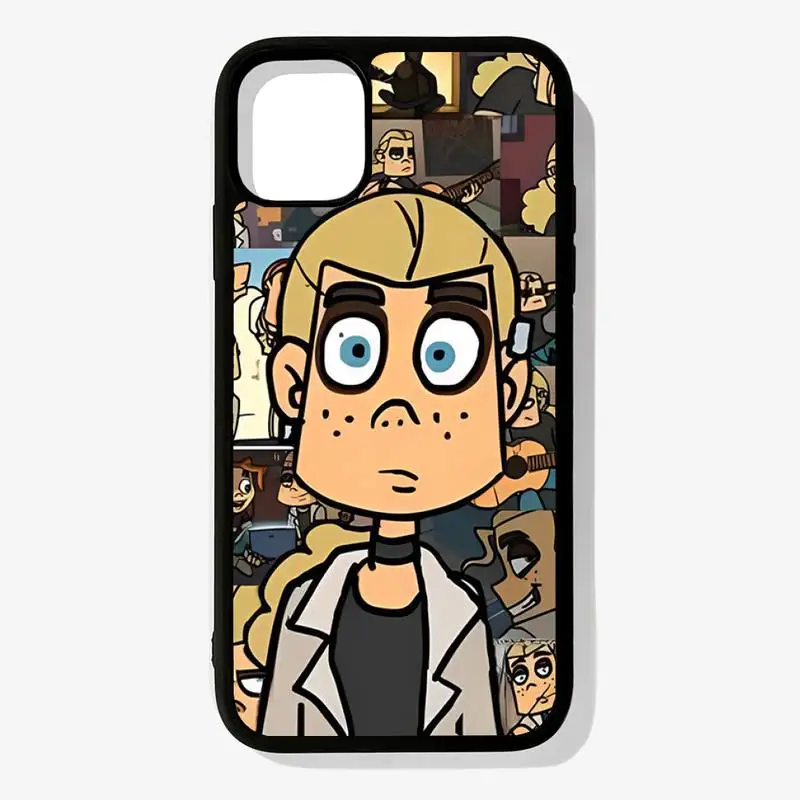 cartoon metal family Phone Case Silicone PC+TPU Case for iPhone 11 12 13 Pro Max 8 7 6 Plus X SE XR Hard Fundas