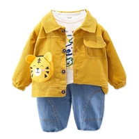 new spring autumn baby boys clothes children girls fashion jacket t shirt pants 3pcssets toddler casual costume kids tracksuits